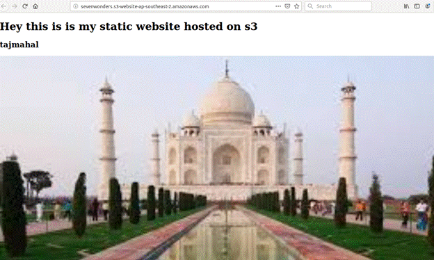 Hosting Static Website On Amazon S3